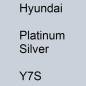 Preview: Hyundai, Platinum Silver, Y7S.